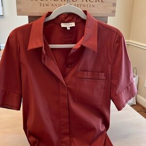 Lafayette cotton dress.  Longhorns anyone?